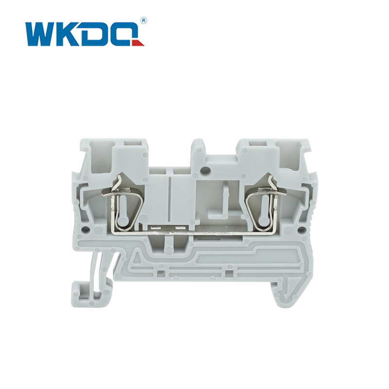 Blok Terminal Pegas Nilon PA66 Tahan Api 16 AWG