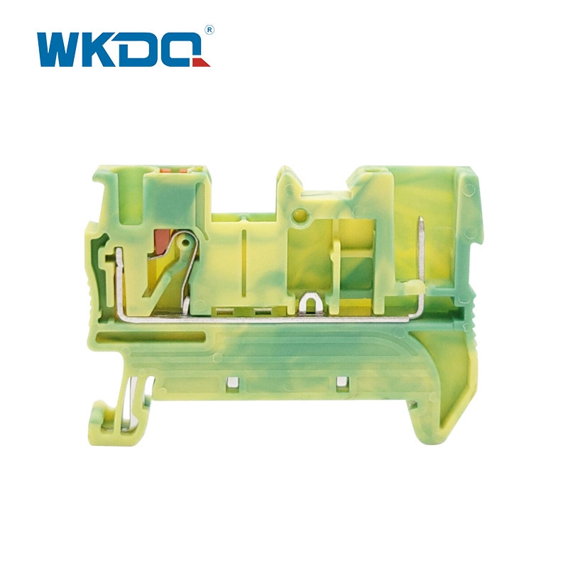 2.5/1P-PE Plug In Connection Ground Terminal Block Quick Connect Untuk Perakitan Sendiri