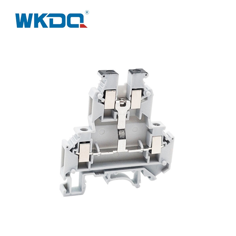 2 Level Din Rail Screw Wiring Terminal Block Dengan Equipotensial Bonder