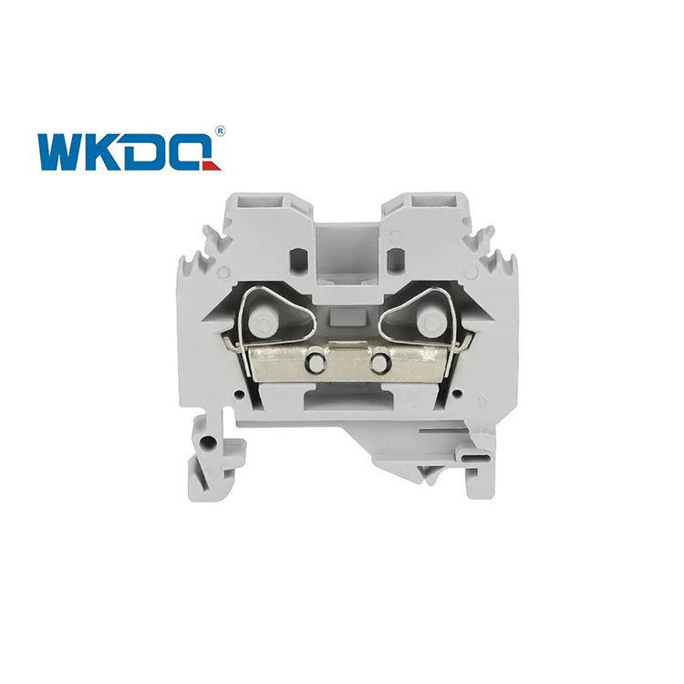 282-101 Din Rail Spring Clamp Terminal Block Feed Through 6mm Side Entry Nylon PA66 Grey dan Warna Lainnya