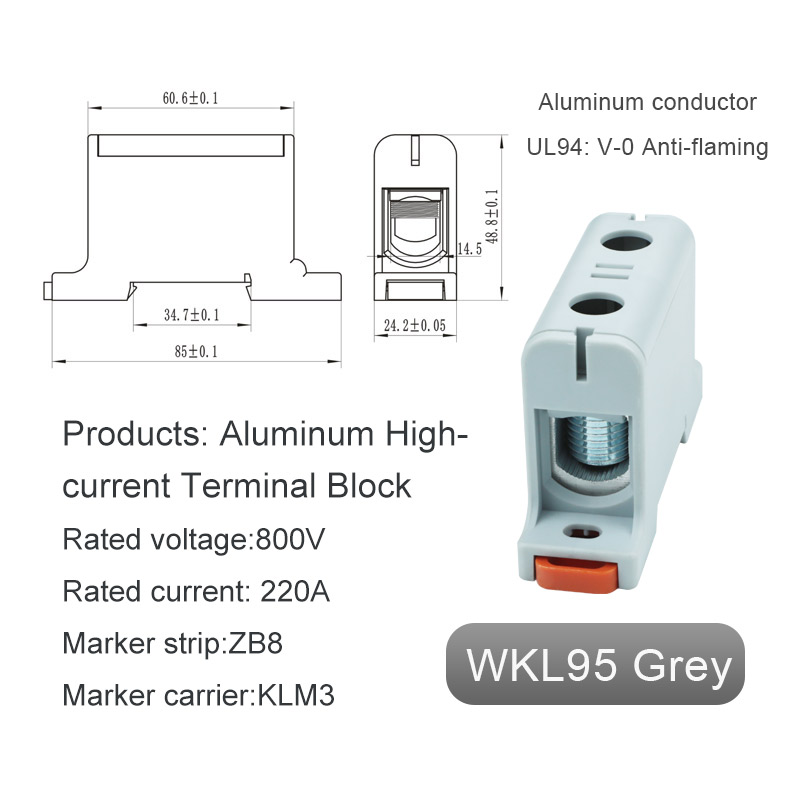 Blok Terminal Aluminium Din Rail
