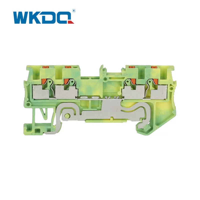 Din Rail Nyaman Dipasang Konektor Blok Terminal Listrik Dengan Umur Panjang