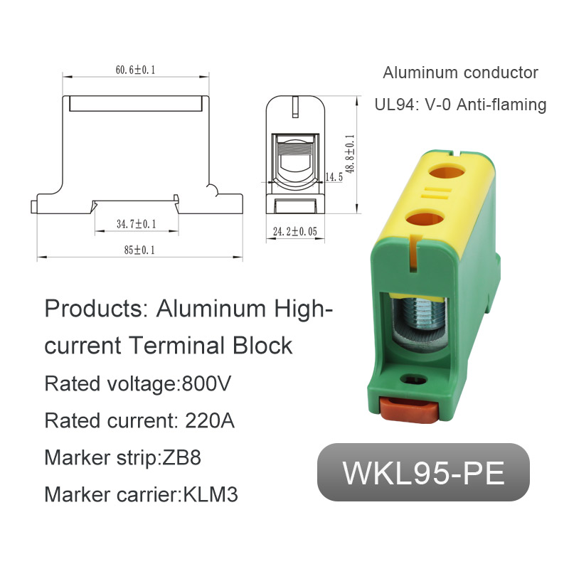 Blok Terminal Din Rail Ground