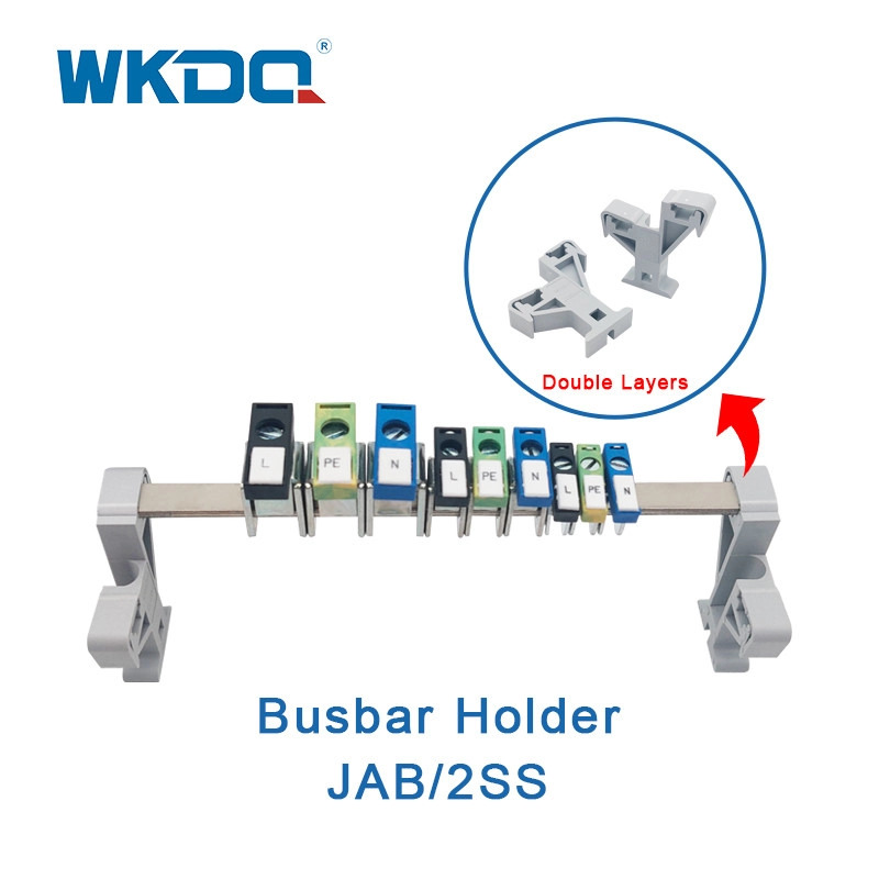 Double Layers Holder Untuk Busbar Tahan Api Nylon PA66