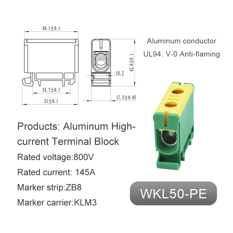 Blok Terminal Aluminium Ground