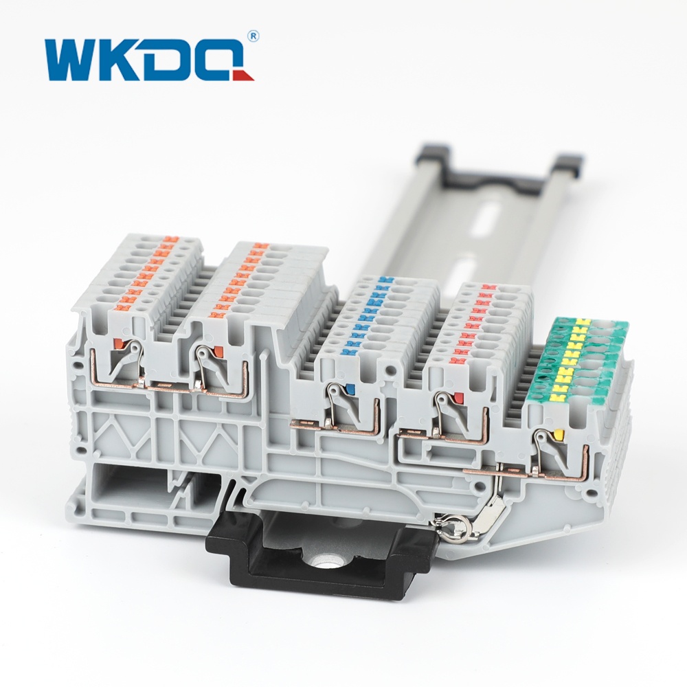 Blok Terminal Pembumian JPTIO1.5 S 4 PE untuk Sensor