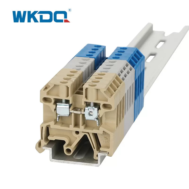 JSAK 2.5EN Series Beige Screw Connection Terminal Block 2.5mm² Cross Section