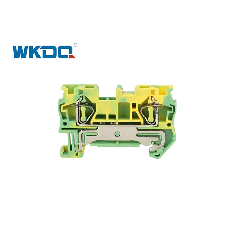 JST 4-PE Spring Terminal Block Connector Warna Hijau 800V_41A 4mm Cross Section