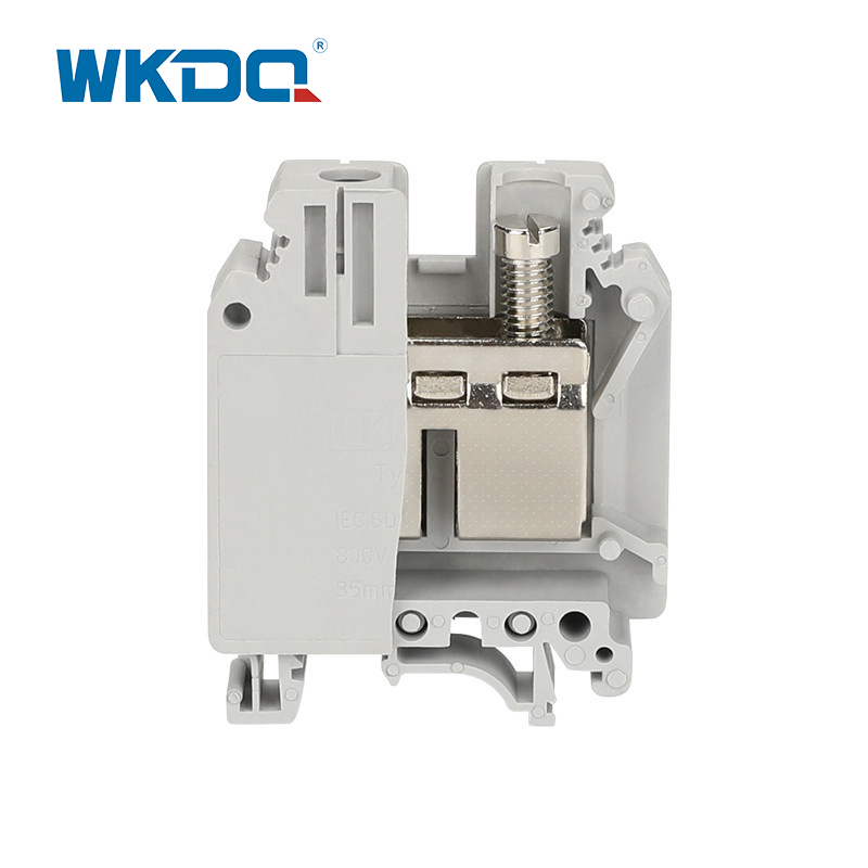 JUK 35 Blok Terminal Frail Mounted Anti Flaming Ukuran Silang 35mm Presisi Tinggi