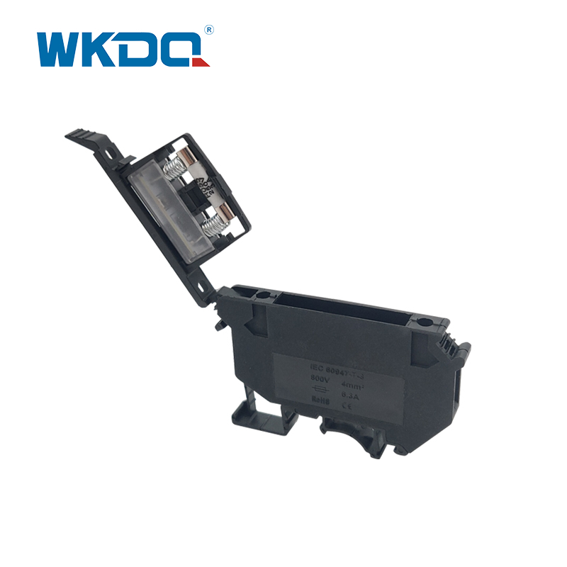 JUK 5-HESI Screw Terminal Block Connector Uk Series Tipe Rel Warna Abu-Abu Dan Hitam