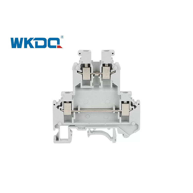 JUKKB 3 Blok Terminal Sekrup, OEM Fused Terminal Block Wire Pressing Flame