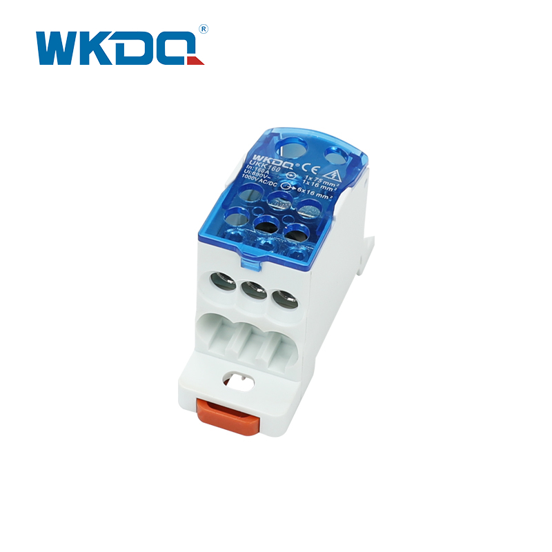 Junction Distribution Box Distributor Power Block UKK 160A Dengan Cover Transparan
