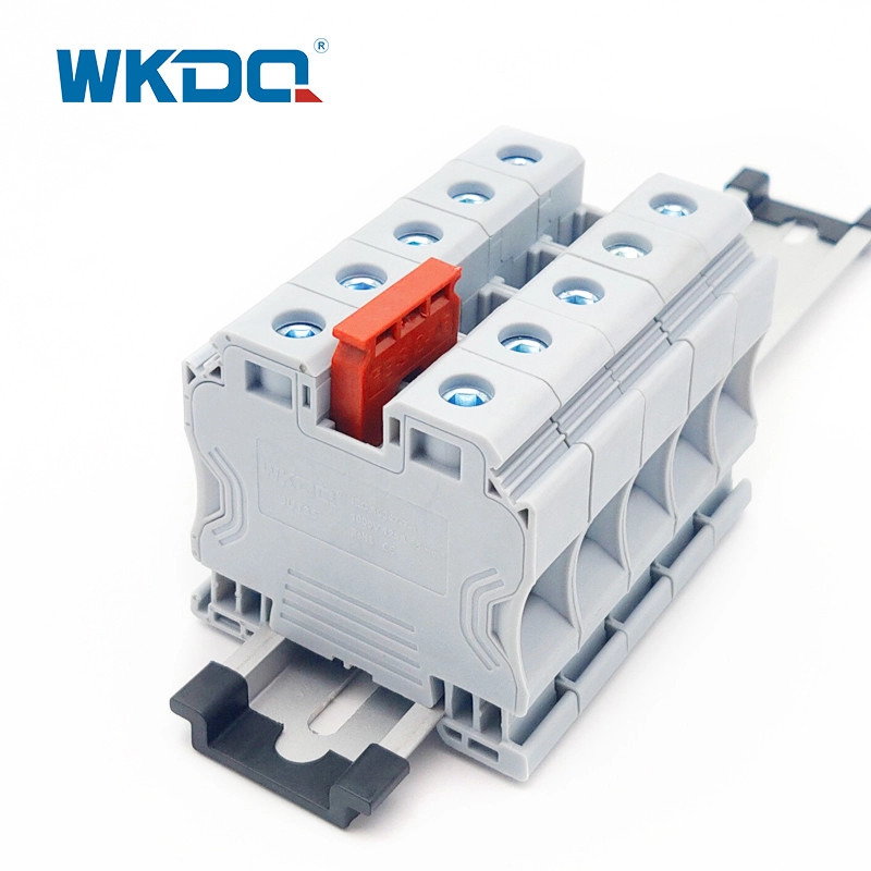 JUT 35 Din Rail Screw Pemasangan Blok Terminal Universal 125A Hex Scoket