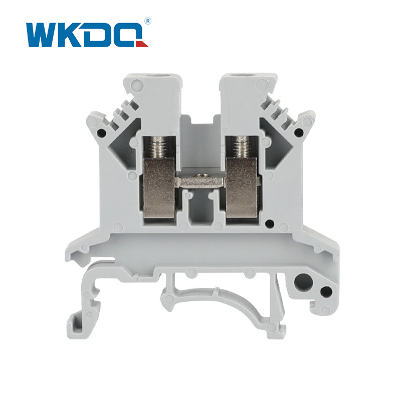 PA66 Din Rail Screw Terminal Block Tahan Api Untuk Menjembatani