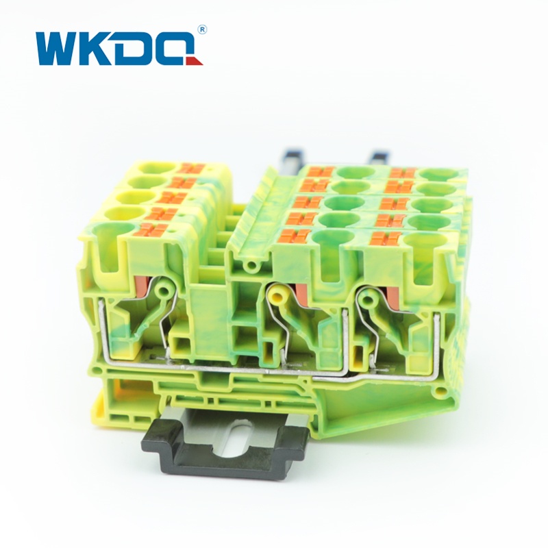 PT10-TW-PE PUSH DALAM SCREWLESS MULTI KONTOKTOR Ground Terminal Block