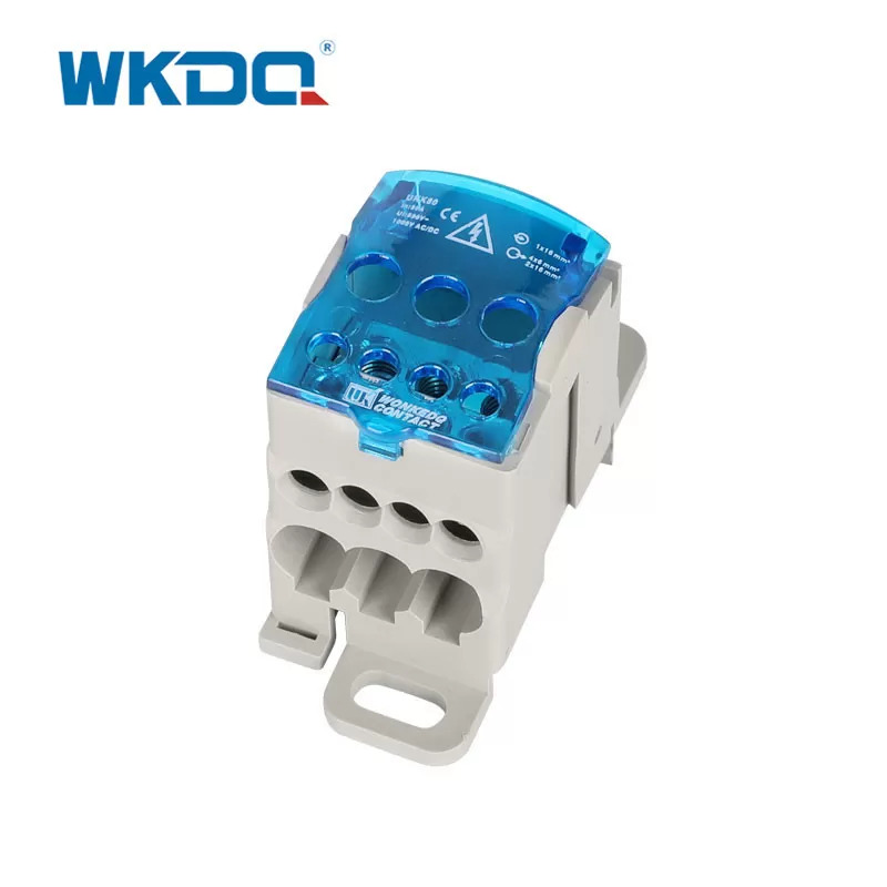 Terminal Distribusi Daya 80A Kecil Monopolar DIN Mount Junction Box