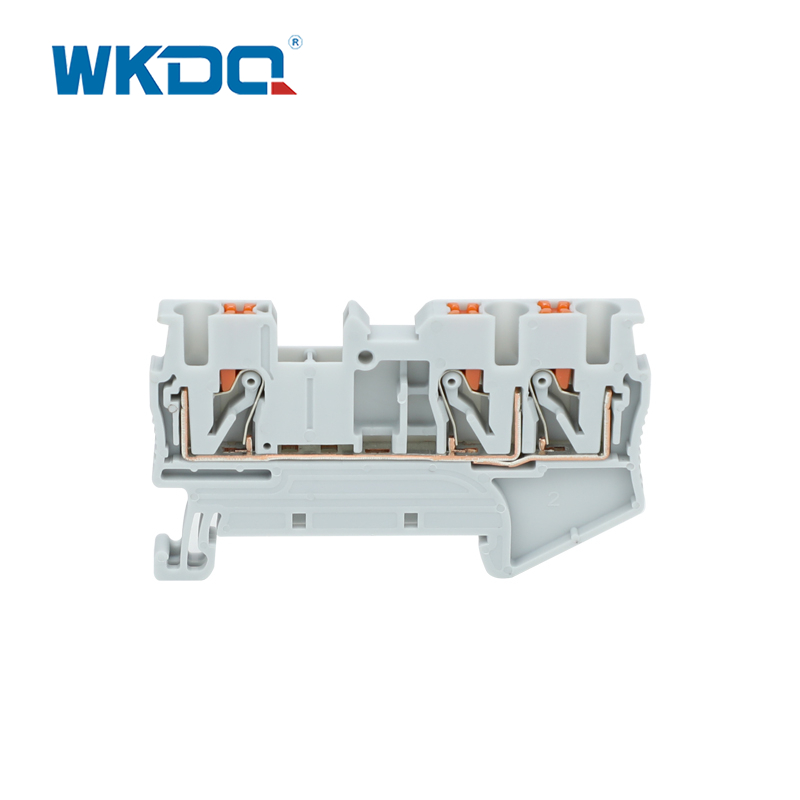 Blok Terminal Rel Din Sambungan Sangkar Pegas Blok Terminal 2.5mm