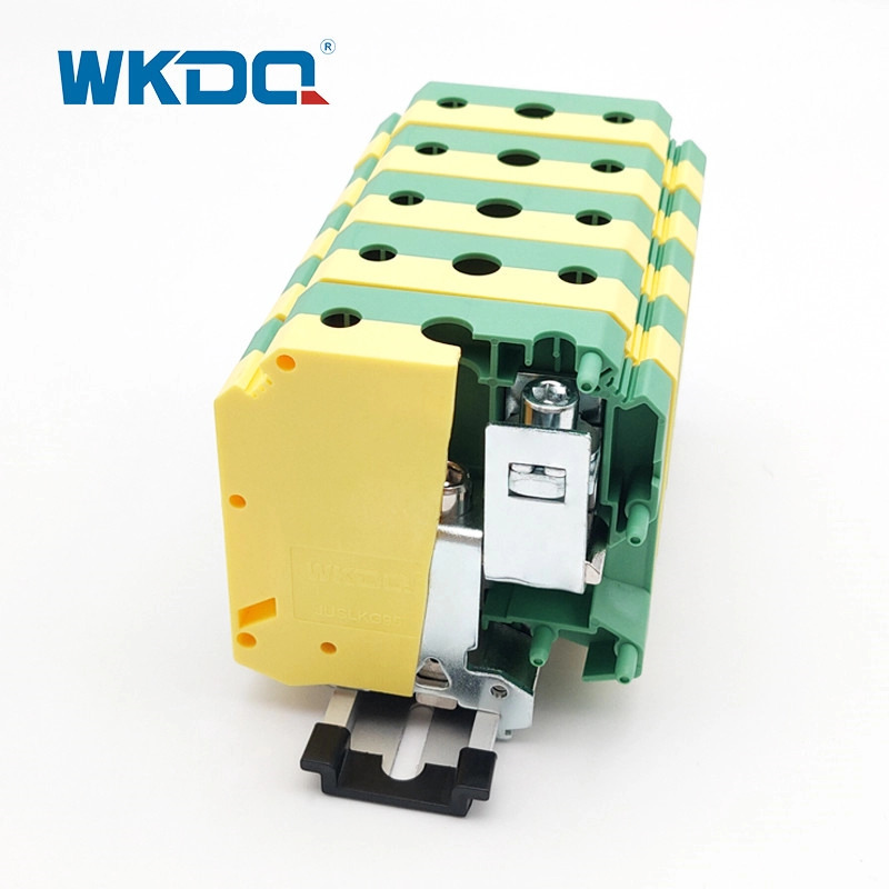 Pemasangan USLKG 95 Ground Terminal Block Din Rail 95 Mm²