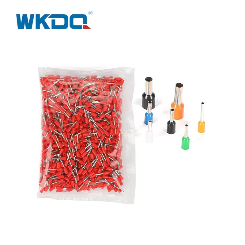 VE2512 2.5mm² Insulated Gas-tight Quick Push In Cord Wire End Ferrules Terminal Untuk Kabel Lunak